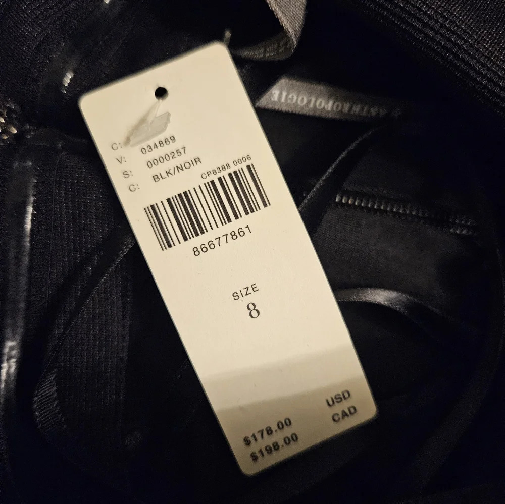 Anthropologie Strapless Structured Mini Dress - Picture 4 of 5